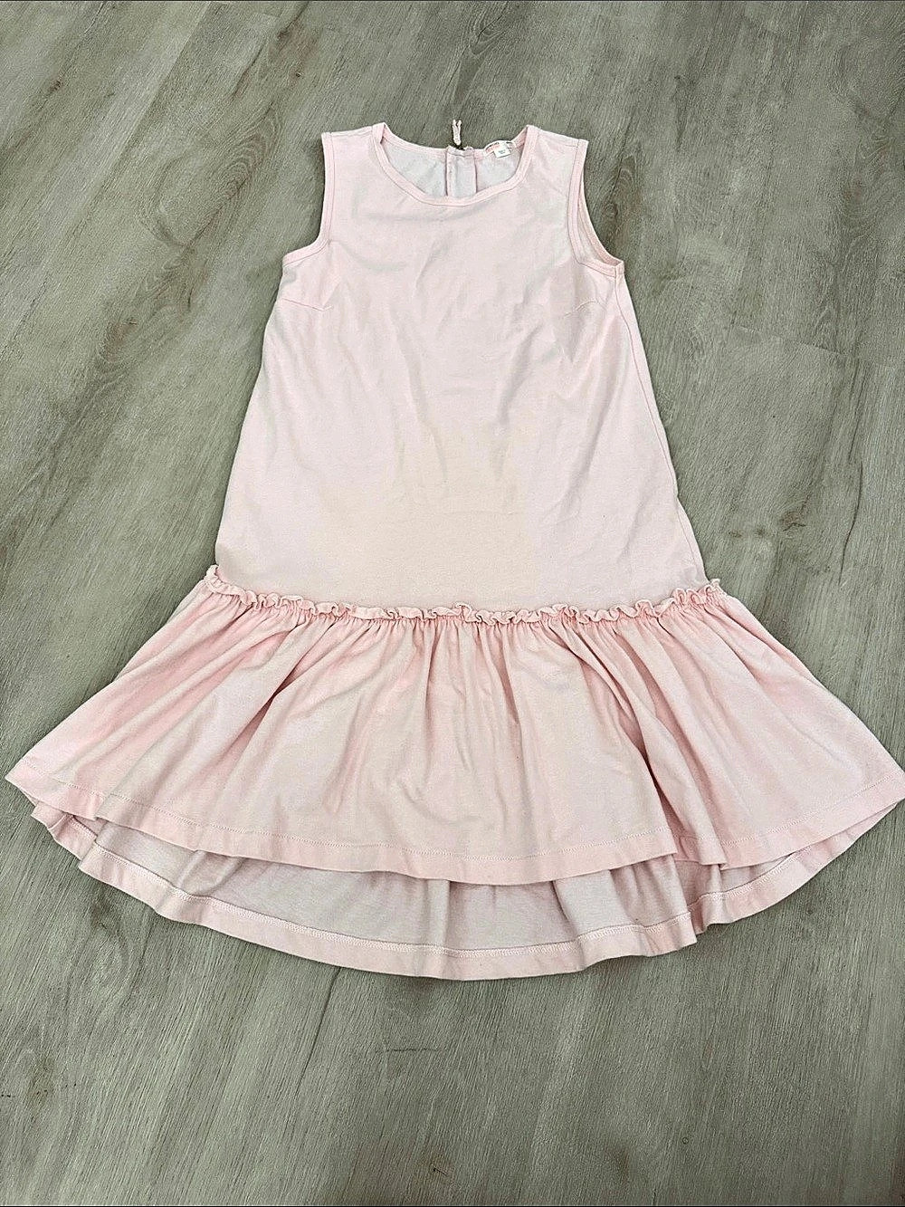 Crewcuts 100% Cotton Girls Pink Tiered Dress